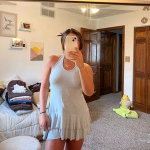 Altar’d State grey open back tank size medium